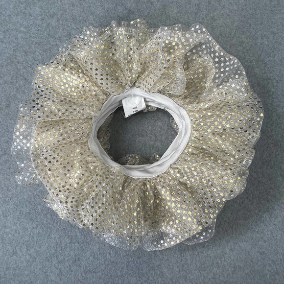 B0038 Gold Dots Head Wrap size 0-6 months - Picture 1 of 3